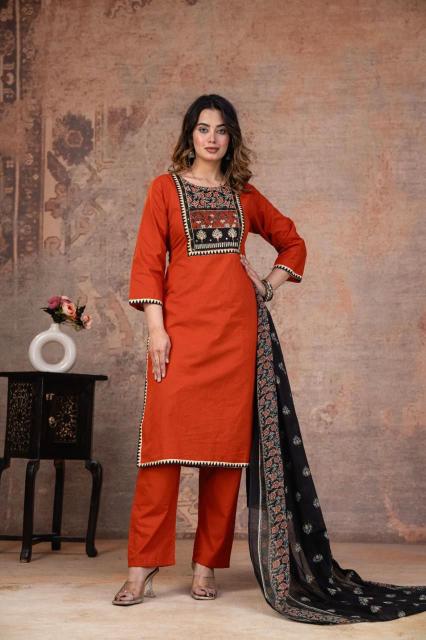 Jaipuri cotton 3pcs kurtis wholesale in online